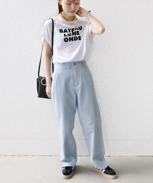 【セール】【SHIPS別注】Odub:〈洗濯機可能〉ワイド チノ パンツ（チノパンツ）｜Odub（オーダブ）