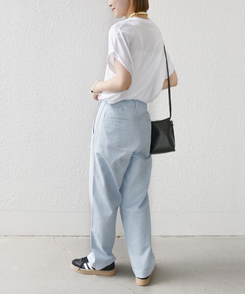 【セール】【SHIPS別注】Odub:〈洗濯機可能〉ワイド チノ パンツ（チノパンツ）｜Odub（オーダブ）