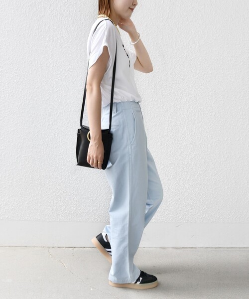 【セール】【SHIPS別注】Odub:〈洗濯機可能〉ワイド チノ パンツ（チノパンツ）｜Odub（オーダブ）