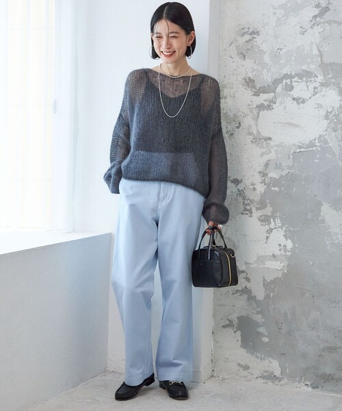 【セール】【SHIPS別注】Odub:〈洗濯機可能〉ワイド チノ パンツ（チノパンツ）｜Odub（オーダブ）