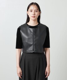 MARW united arrows レザーライク　ベスト MARW UNITED ARROWS（マルゥ ユナイテッドアローズ）の「＜MARW UNITED