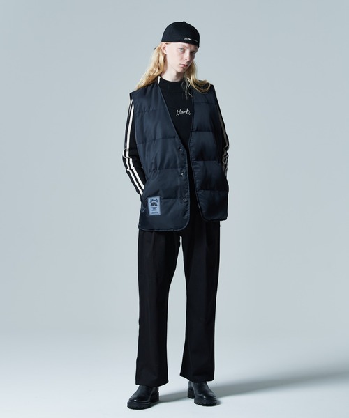 glamb（グラム）の「Additional Padded Vest / アディショナルパデッドベスト（ダウンベスト・メンズ・ブラック/ブラウン/ミント・S/M/L）」の12枚目の写真