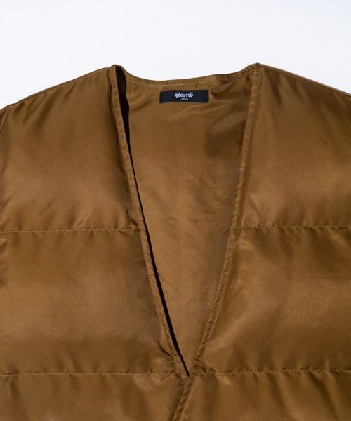 glamb（グラム）の「Additional Padded Vest / アディショナルパデッドベスト（ダウンベスト・メンズ・ブラック/ブラウン/ミント・S/M/L）」の10枚目の写真