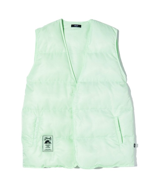 glamb（グラム）の「Additional Padded Vest / アディショナルパデッドベスト（ダウンベスト・メンズ・ブラック/ブラウン/ミント・S/M/L）」の4枚目の写真