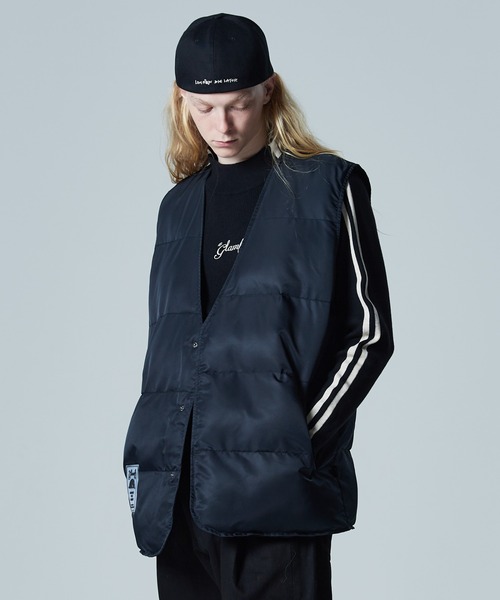 glamb（グラム）の「Additional Padded Vest / アディショナルパデッドベスト（ダウンベスト・メンズ・ブラック/ブラウン/ミント・S/M/L）」の14枚目の写真