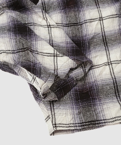 定価12万❗️RRR123 NAZARENE SHIRT チェックシャツ RRR-123（リヴィントンロイレビス）の「NAZARENE SHIRT BLUE PLAID