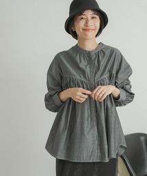 URBAN RESEARCH DOORS（アーバンリサーチドアーズ）の「ダンガリーステッチシャツ（シャツ/ブラウス・レディース）」