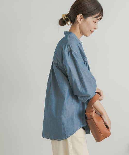 美品URBAN RESEARCH DOORS ダンガリーステッチシャツ ドアーズ URBAN RESEARCH DOORS（アーバンリサーチドアーズ）の