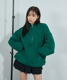 ANDGEEBEE | UNISEX モノグラムハーフジップニット(ニット/セーター)