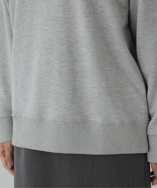 N.（N. Natural Beauty Basic）（エヌエヌナチュラルビューティーベーシック）の「◆プリントスウェット（スウェット・レディース・杢グレー/ロイヤルブルー・MEDIUM）」の15枚目の写真