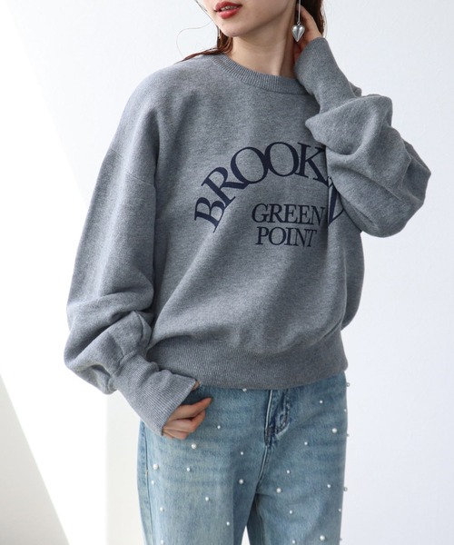 Cepica（セピカ）の「スウェットライクワイドプルオーバー（スウェット・レディース・ネイビー/グレー・FREE）」の2枚目の写真