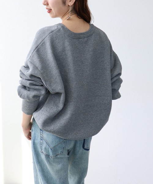 Cepica（セピカ）の「スウェットライクワイドプルオーバー（スウェット・レディース・ネイビー/グレー・FREE）」の5枚目の写真