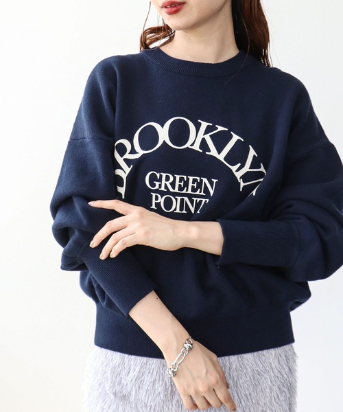 Cepica（セピカ）の「スウェットライクワイドプルオーバー（スウェット・レディース・ネイビー/グレー・FREE）」の9枚目の写真