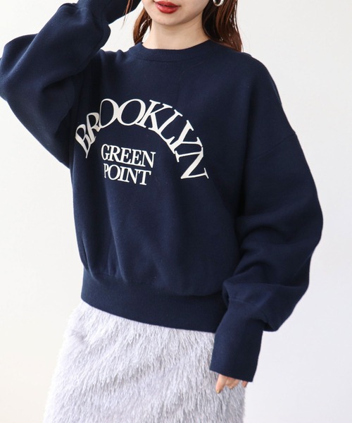 Cepica（セピカ）の「スウェットライクワイドプルオーバー（スウェット・レディース・ネイビー/グレー・FREE）」の10枚目の写真