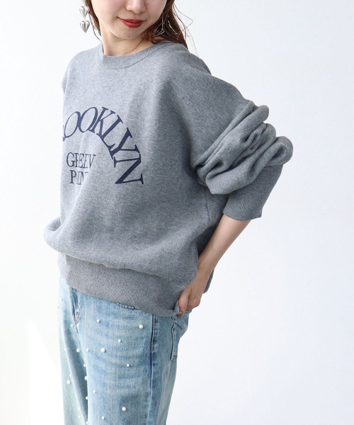 Cepica（セピカ）の「スウェットライクワイドプルオーバー（スウェット・レディース・ネイビー/グレー・FREE）」の4枚目の写真