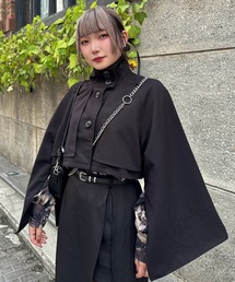 【Mavie..7】スタンドカラーショートトレンチ