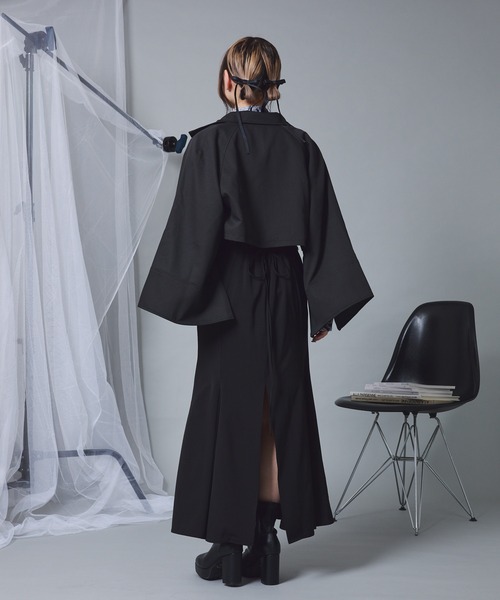 【Mavie..7】スタンドカラーショートトレンチ Mavie..7】スタンドカラーショートトレンチ | Remind me and