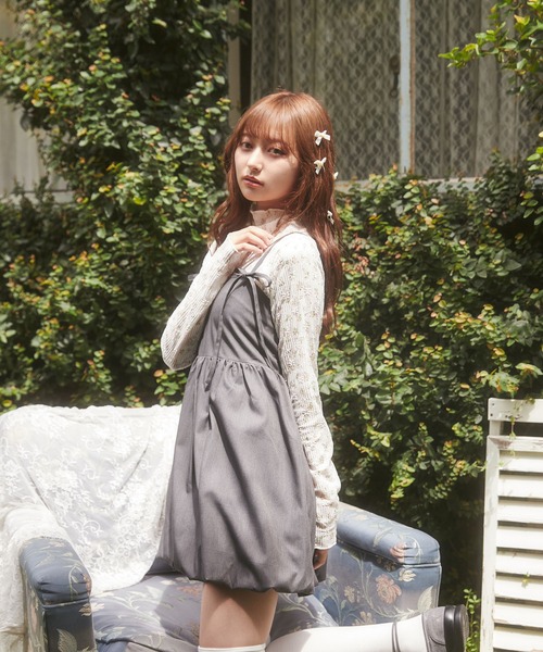 PHILLY（フィリー）の「【PHILLY】リトルフラワーハイネックトップス（Tシャツ/カットソー・レディース・ピンク/ホワイト・FREE）」の20枚目の写真