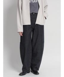 sm2rhythm | カーブデニムパンツ(その他パンツ)