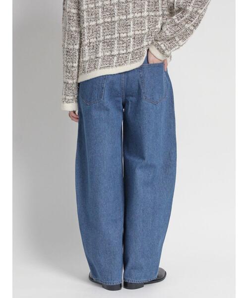 sm2rhythm（サマンサモスモスリズム）の「カーブデニムパンツ（その他パンツ・レディース・ブラック/ネイビー・M/L）」の6枚目の写真