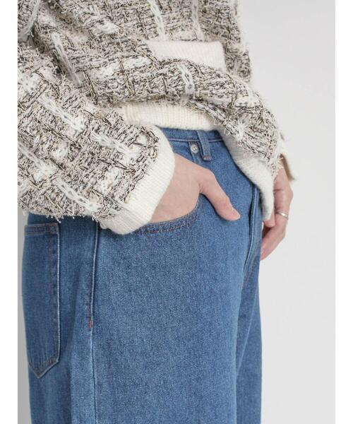 sm2rhythm（サマンサモスモスリズム）の「カーブデニムパンツ（その他パンツ・レディース・ブラック/ネイビー・M/L）」の7枚目の写真