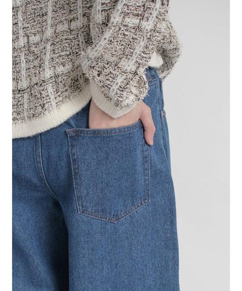 sm2rhythm（サマンサモスモスリズム）の「カーブデニムパンツ（その他パンツ・レディース・ブラック/ネイビー・M/L）」の8枚目の写真