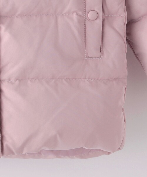 SHIPS（シップス）の「SHIPS KIDS:90cm /〈手洗い可能〉リバティ リサイクル ロング ダウン（ダウンジャケット/コート・キッズ・ネイビー/ピンク・90）」の5枚目の写真