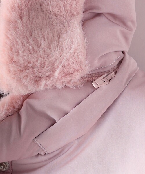 SHIPS（シップス）の「SHIPS KIDS:90cm /〈手洗い可能〉リバティ リサイクル ロング ダウン（ダウンジャケット/コート・キッズ・ネイビー/ピンク・90）」の9枚目の写真