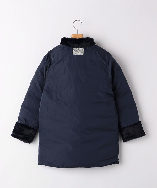 SHIPS（シップス）の「SHIPS KIDS:90cm /〈手洗い可能〉リバティ リサイクル ロング ダウン（ダウンジャケット/コート・キッズ・ネイビー/ピンク・90）」の13枚目の写真