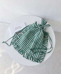 AS KNOW AS plus | インドキルトフリル巾着トートバッグ(トートバッグ)