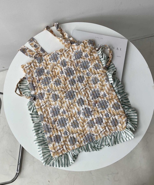 うさこ様オーダー フリルキルトバッグ フリルキルティングバッグ