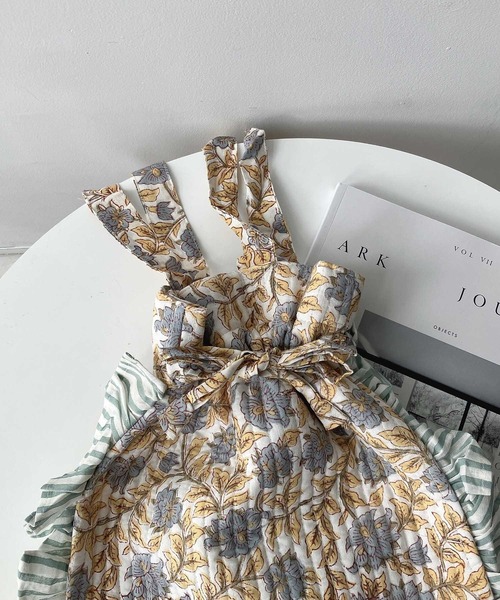 AS KNOW AS plus（アズノゥアズプラス）の「インドキルトフリル巾着トートバッグ（トートバッグ・レディース・ホワイト系/グレー系/グリーン系/ターコイズブルー系/ブルー系/ピンク系/グリーン/ピンク/ブルー系1/イエロー/アイボリー・FREE）」の21枚目の写真