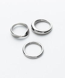 ciite'（シーテ）の「シルバーリング 3セット / silver ring 3set（リング・レディース）」