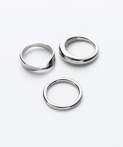 ciite'(シーテ)の「シルバーリング 3セット / silver ring 3set(リング・レディース・シルバー・FREE)」の1枚目の写真