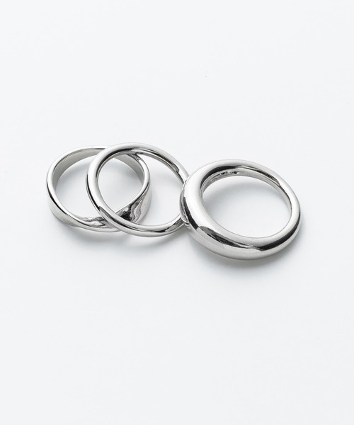 ciite'(シーテ)の「シルバーリング 3セット / silver ring 3set(リング・レディース・シルバー・FREE)」の2枚目の写真