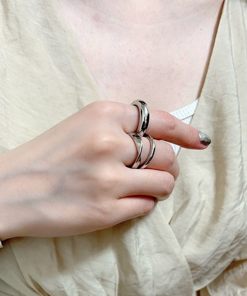 ciite'(シーテ)の「シルバーリング 3セット / silver ring 3set(リング・レディース・シルバー・FREE)」の4枚目の写真