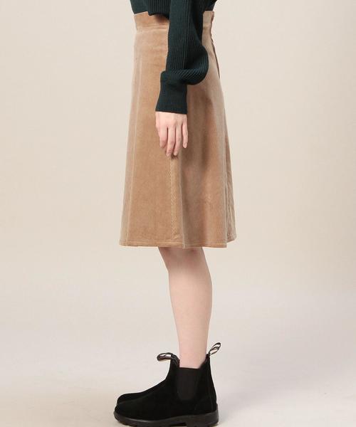 BEAUTY&YOUTH UNITED ARROWS（ビューティーアンドユースユナイテッドアローズ）の「BY コーデュロイフレアスカート◆（スカート・レディース・ベージュ/オリーブ/ネイビー・MEDIUM/SMALL）」の6枚目の写真
