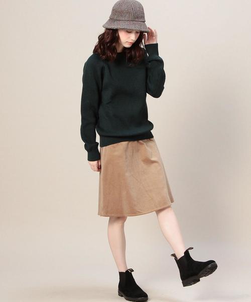 BEAUTY&YOUTH UNITED ARROWS（ビューティーアンドユースユナイテッドアローズ）の「BY コーデュロイフレアスカート◆（スカート・レディース・ベージュ/オリーブ/ネイビー・MEDIUM/SMALL）」の7枚目の写真