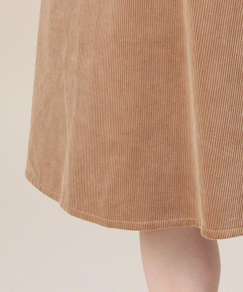 BEAUTY&YOUTH UNITED ARROWS（ビューティーアンドユースユナイテッドアローズ）の「BY コーデュロイフレアスカート◆（スカート・レディース・ベージュ/オリーブ/ネイビー・MEDIUM/SMALL）」の9枚目の写真