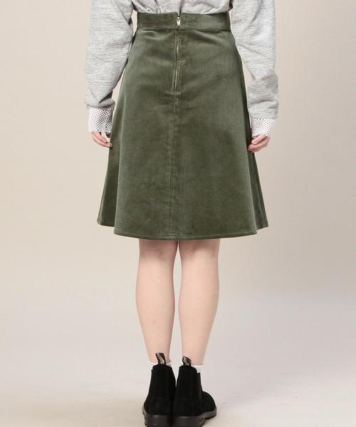 BEAUTY&YOUTH UNITED ARROWS（ビューティーアンドユースユナイテッドアローズ）の「BY コーデュロイフレアスカート◆（スカート・レディース・ベージュ/オリーブ/ネイビー・MEDIUM/SMALL）」の12枚目の写真