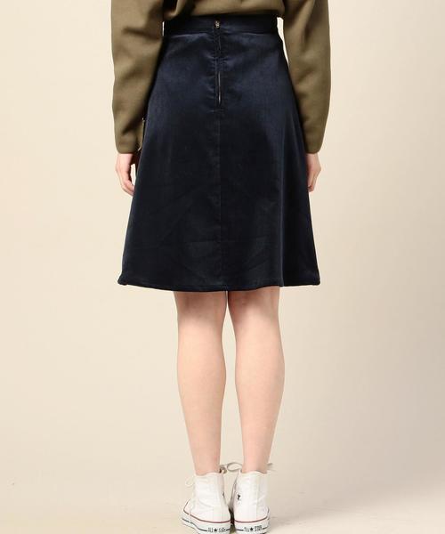 BEAUTY&YOUTH UNITED ARROWS（ビューティーアンドユースユナイテッドアローズ）の「BY コーデュロイフレアスカート◆（スカート・レディース・ベージュ/オリーブ/ネイビー・MEDIUM/SMALL）」の14枚目の写真