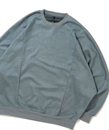 HALHAM（ハルハム）の「faux suede dolman sleeve cutsew/スウェードタッチ ドルマンスリーブ カットソー オーバーサイズ メンズ レディース（スウェット）」