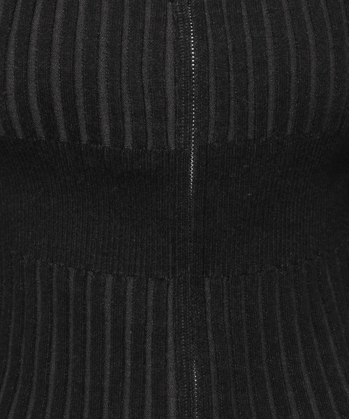 3.3 Field Trip （3.3フィールドトリップ）の「3.3 Field Trip／ZIPオフショルロングスリーブニット（カーディガン/ボレロ・レディース・ブラック/アイボリー/ピンク・FREE）」の21枚目の写真