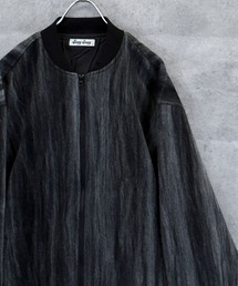 Soupy Soupy(X[s[X[s[)stripe shaggy knit blouson/XgCv VM[jbg u](u])