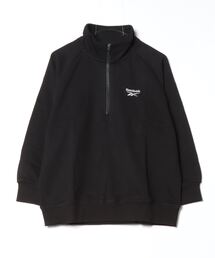 Reebok ハーフジップスウェットトップス