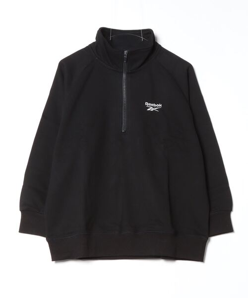 PR01.(ピーアールワン)の「Reebok ハーフジップスウェットトップス(スウェット・メンズ・オレンジ/ブラック/ホワイト/ライトブルー・X-LARGE/MEDIUM/SMALL/LARGE)」の2枚目の写真