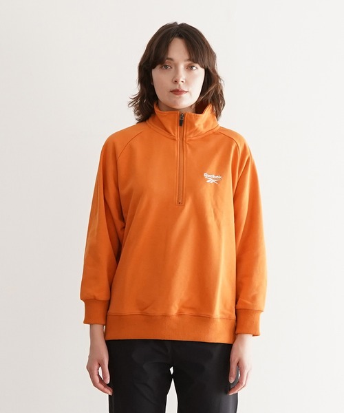 PR01.(ピーアールワン)の「Reebok ハーフジップスウェットトップス(スウェット・メンズ・オレンジ/ブラック/ホワイト/ライトブルー・X-LARGE/MEDIUM/SMALL/LARGE)」の6枚目の写真