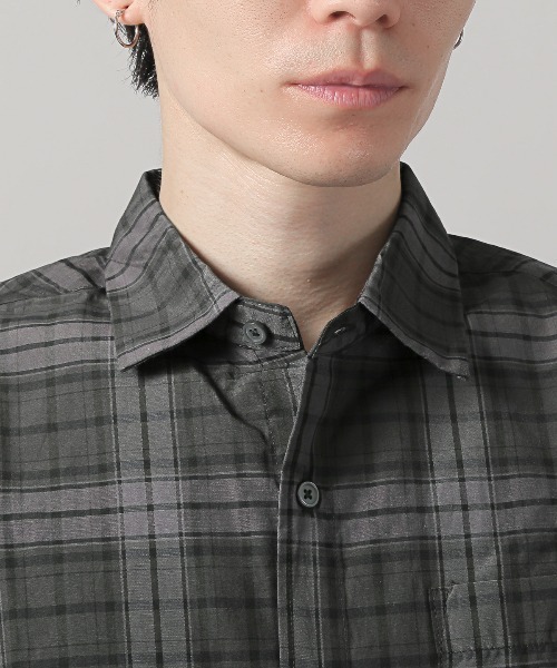 LUXSTYLE(ラグスタイル)の「総柄レギュラーカラー長袖シャツ(シャツ/ブラウス・メンズ・A/C/D/B・M/L/XL)」の22枚目の写真