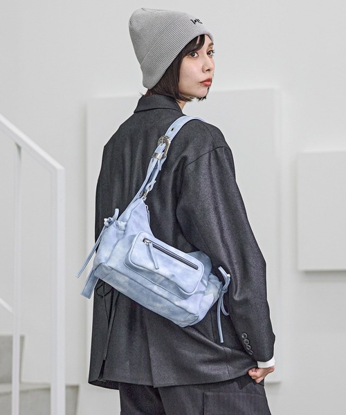 PAGEBOY（ページボーイ）の「ヴィンテージリボンポケットBAG（ショルダーバッグ・レディース・ブラウン/ブルー/グレー/ブラック・FREE）」の16枚目の写真