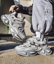 SVEC | ボリュームソール ダットスニーカー(スニーカー)